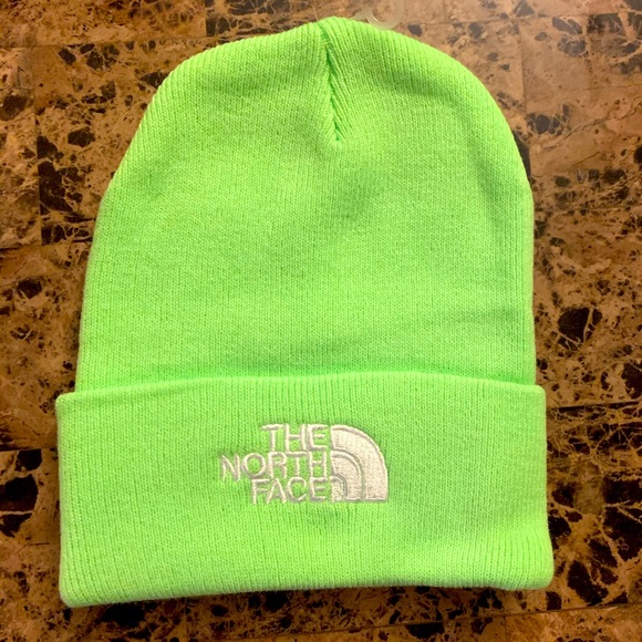 North Face Neon Green Winter Hat | Poshmark